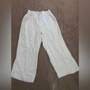 SUUNDAY brand 100% linen seersucker pants